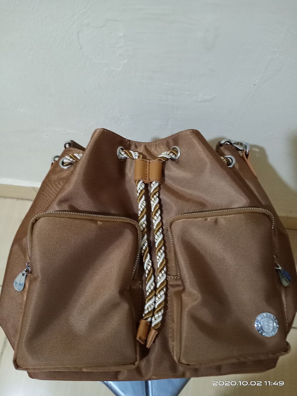  Tas  Elizabeth Kiana Sling Bag Tan Shopee  Indonesia