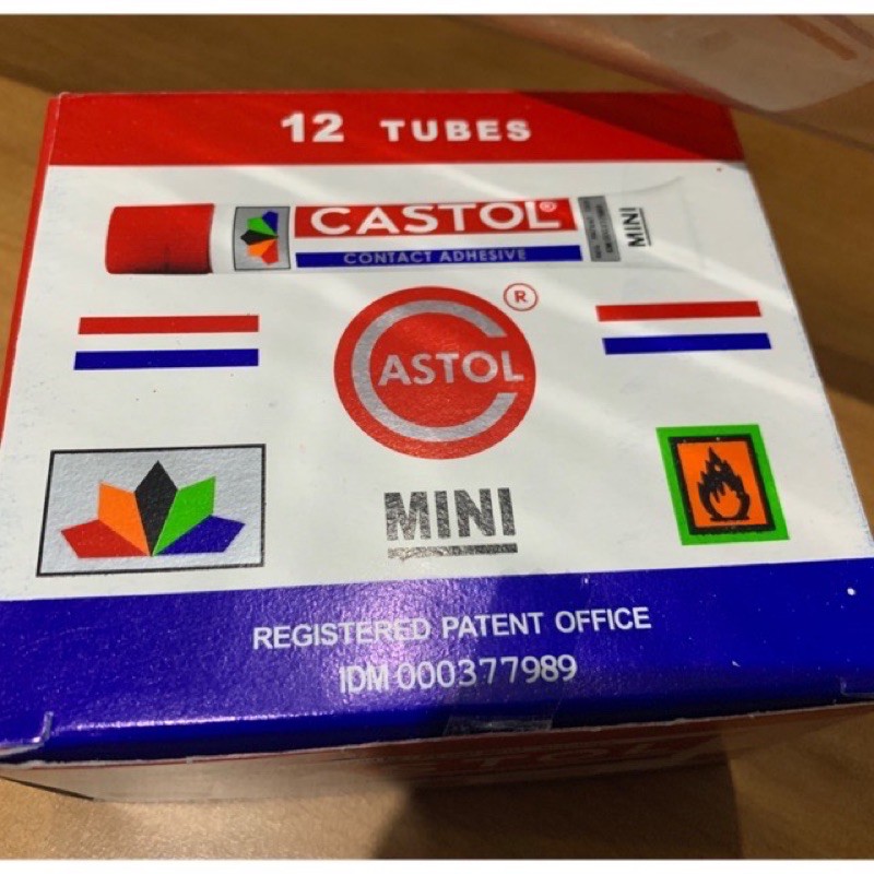 

(12pcs) Lem Castol Mini / Castol Kecil