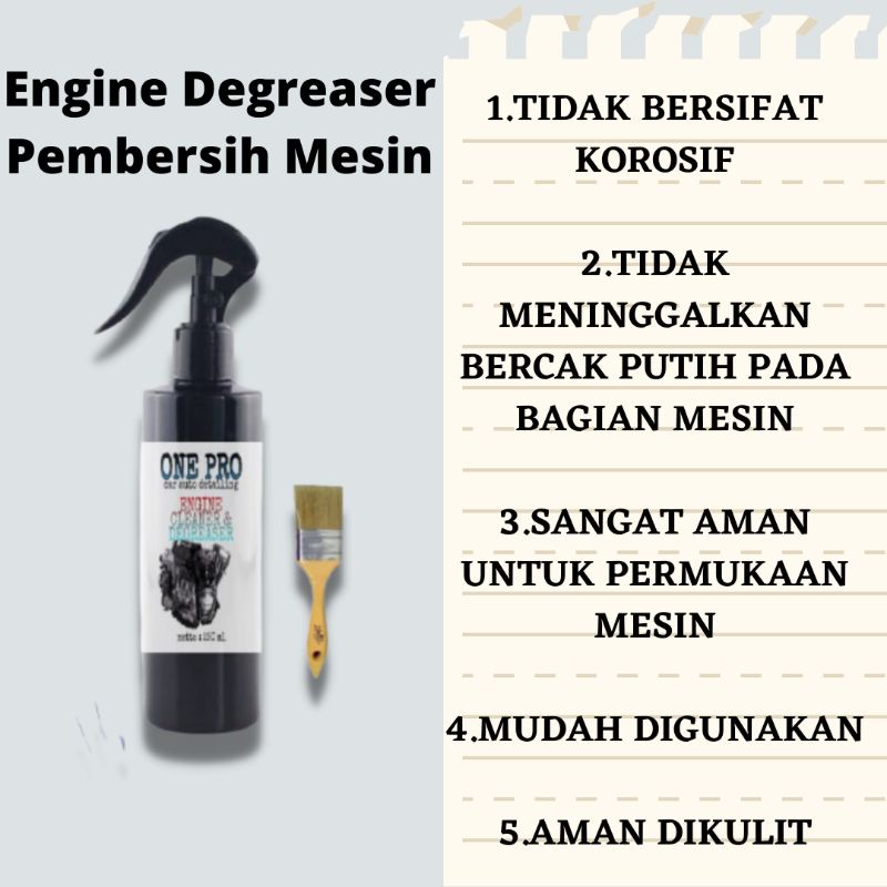 ENGINE DEGREASER CLEANER PEMBERSIH MESIN MOBIL MOTOR