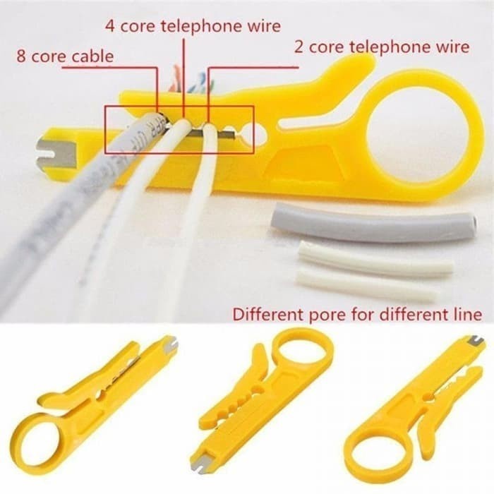Alat Pengupas Pemotong Kulit Kabel Kupas Rotary Wire Stripper Kabel by ADN.in