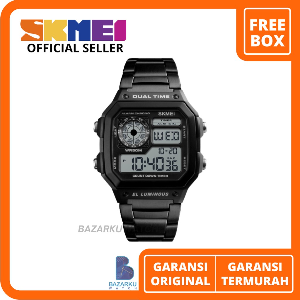 Jam Tangan Pria Skmei 1335 Jam Tangan Skmei Jam Tangan Rantai Pria Jam Tangan Cowok Stainless SKMEI