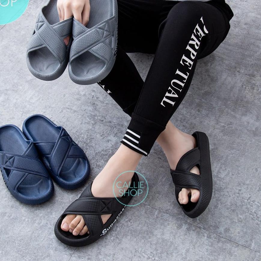 Sandal Pria Selop Cowok Jelly Full Karet Balance 1989-M1 BANXCO