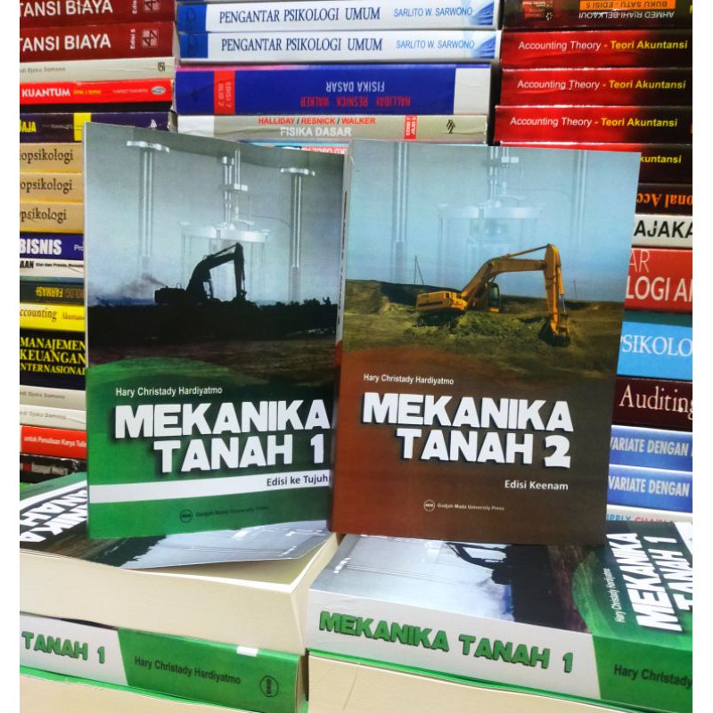 Jual Paket Buku MEKANIKA TANAH 1 DAN 2 - Hary Christady Hardiyatmo ...