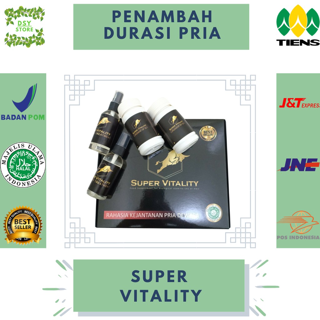 SUPER VITALITY STAMINA PRIA 100% ORIGINAL
