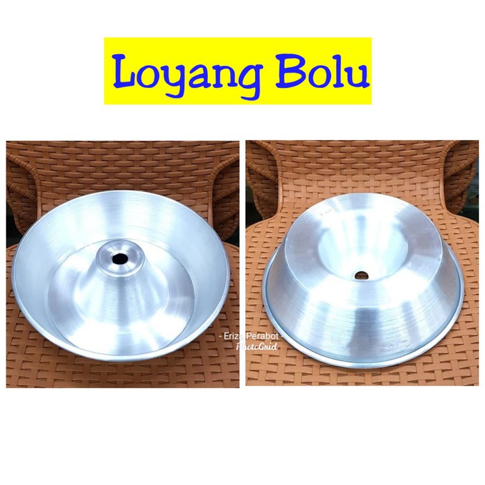 Loyang Bolu Allumunium Cetakan Bolu Oven Bolu Kukus