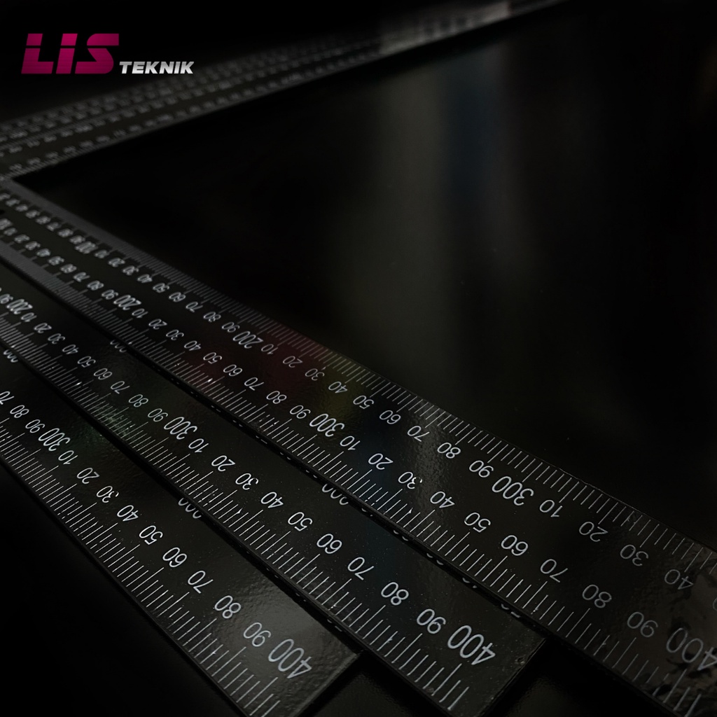 

BELTER Penggaris Siku Meter 40x60cm Penggaris Tukang Siku L full besi