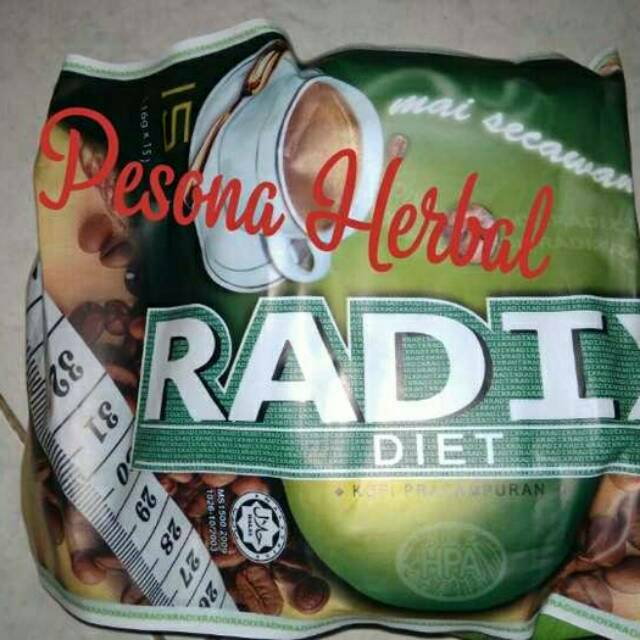 kopi radix diet hpa malaysia isi 15 sacset