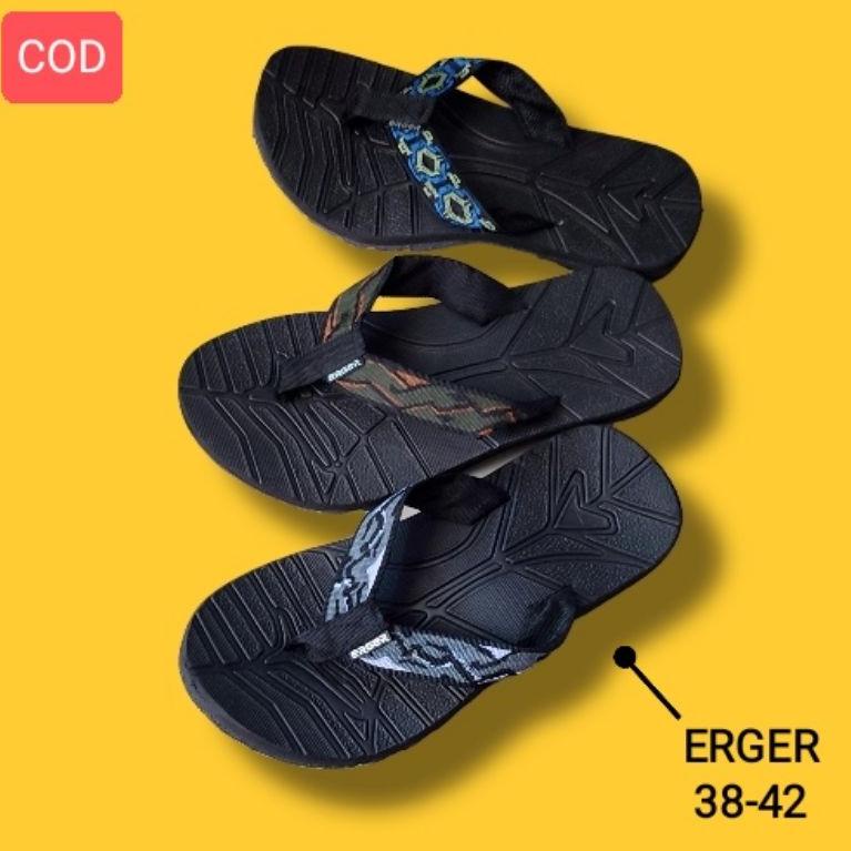 [PRODUK V8DJZ] Sandal Jepit Gunung Remaja Pria Erger Original Sendal Cowok Kasual Size 38-42 EDT