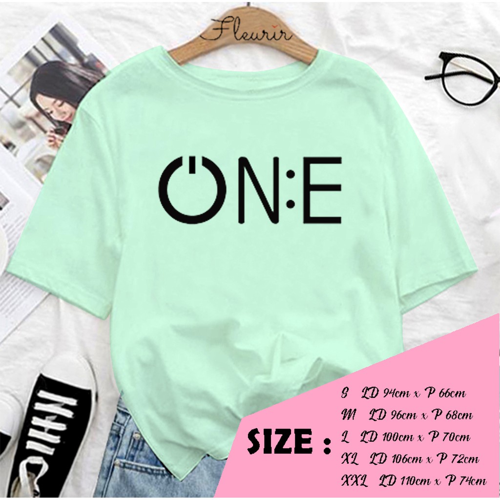 FLEURIR - KAOS ONE BIG PL KAOS OVERSIZE KAOS WANITA TUMBLR TEE UNISEX