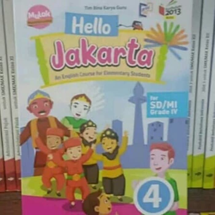 buku bilingual Hello jakarta k13 kelas 4 penerbit erlangga