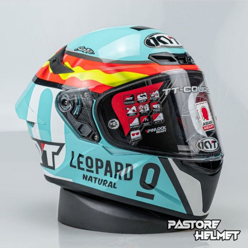 Helm KYT TT Course Jaume Leopard Original | KYT Full Face