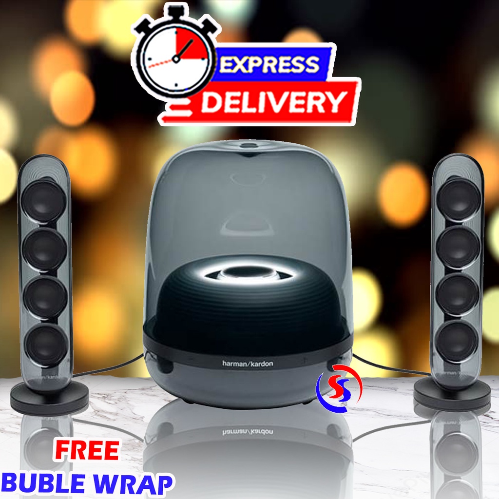 JBL HK SoundSticks 4  -  2.1 Bluetooth Speaker System with Deep Bass and Inspiring Industrial