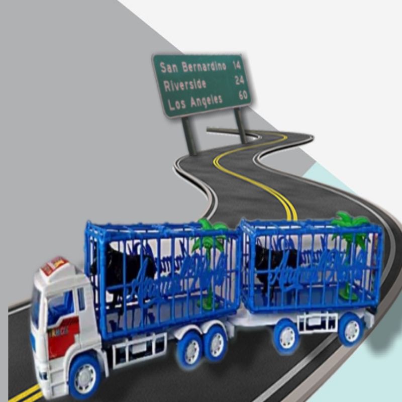 TRUCK SERIES_MAINAN ANAK TRUCK ANIMAL SINGLE&GANDENG/MAINAN TRUK MUAT HEWAN/NGGOWO KEWAN SERIES