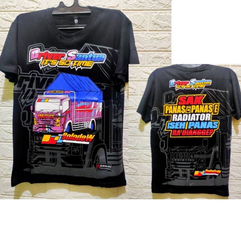 Kaos truck oleng / driver muda / Family truck katun