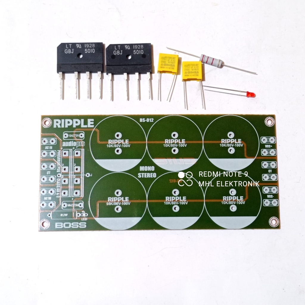 Jual Pcb Psu Elco Plus Komponen Dioda A Pcs Shopee Indonesia