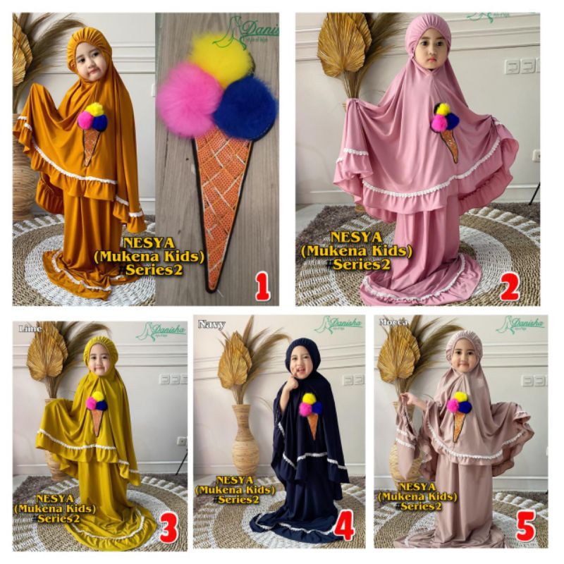 Mukena Kids Nesya Ori Danisha Hijab