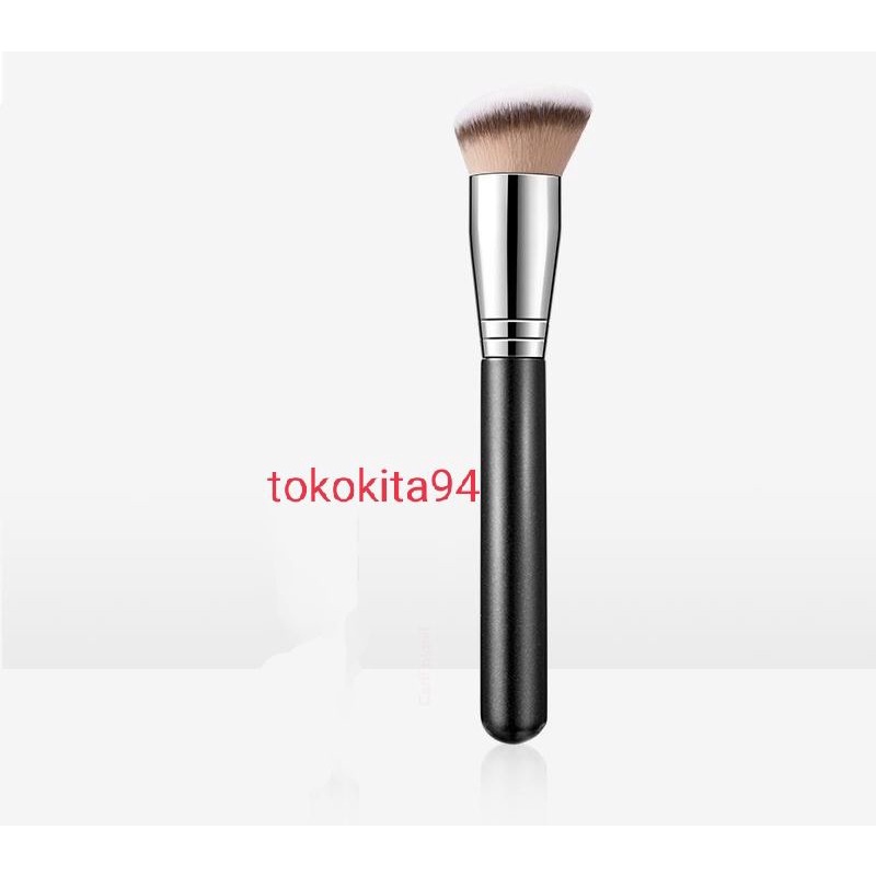 Kuas Blush Foundation Satuan Hitam Silver - Brush Make Up Blush On Besar Kecil 1Pcs