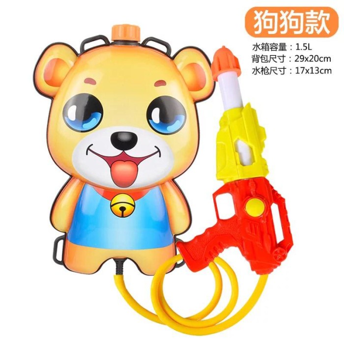 Water Gun Mainan Tas Pistol Air Ransel - Mainan Tembakan Air