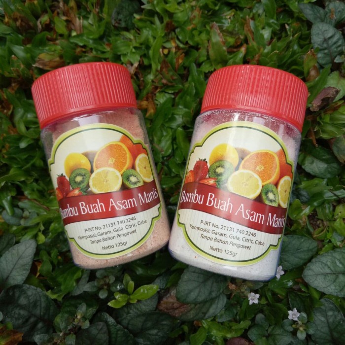 

Fe01Ggg Garam Buah (Asam Manis Pedas) Kiamboy ..Bubuk Buah .. Bumbu Buah F30E1F11