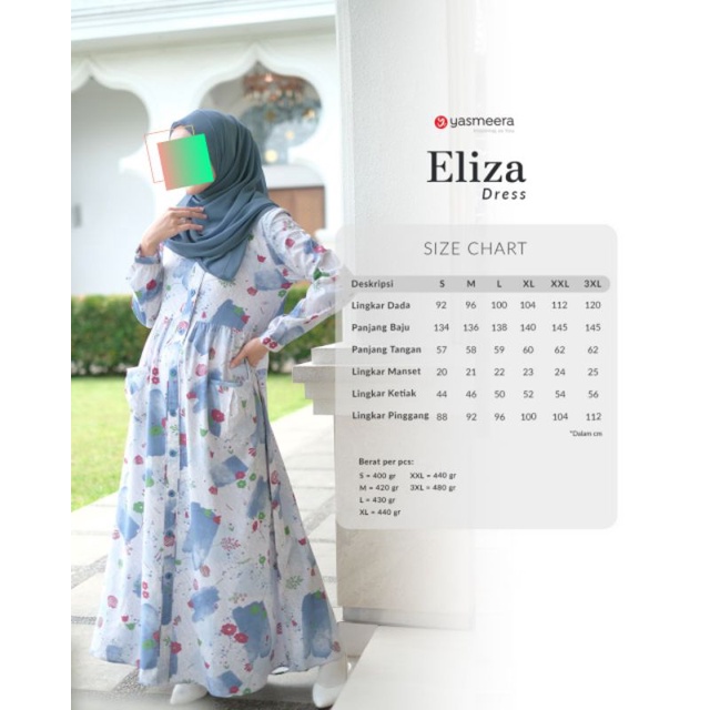 Gamis Eliza Dress By Yasmeera