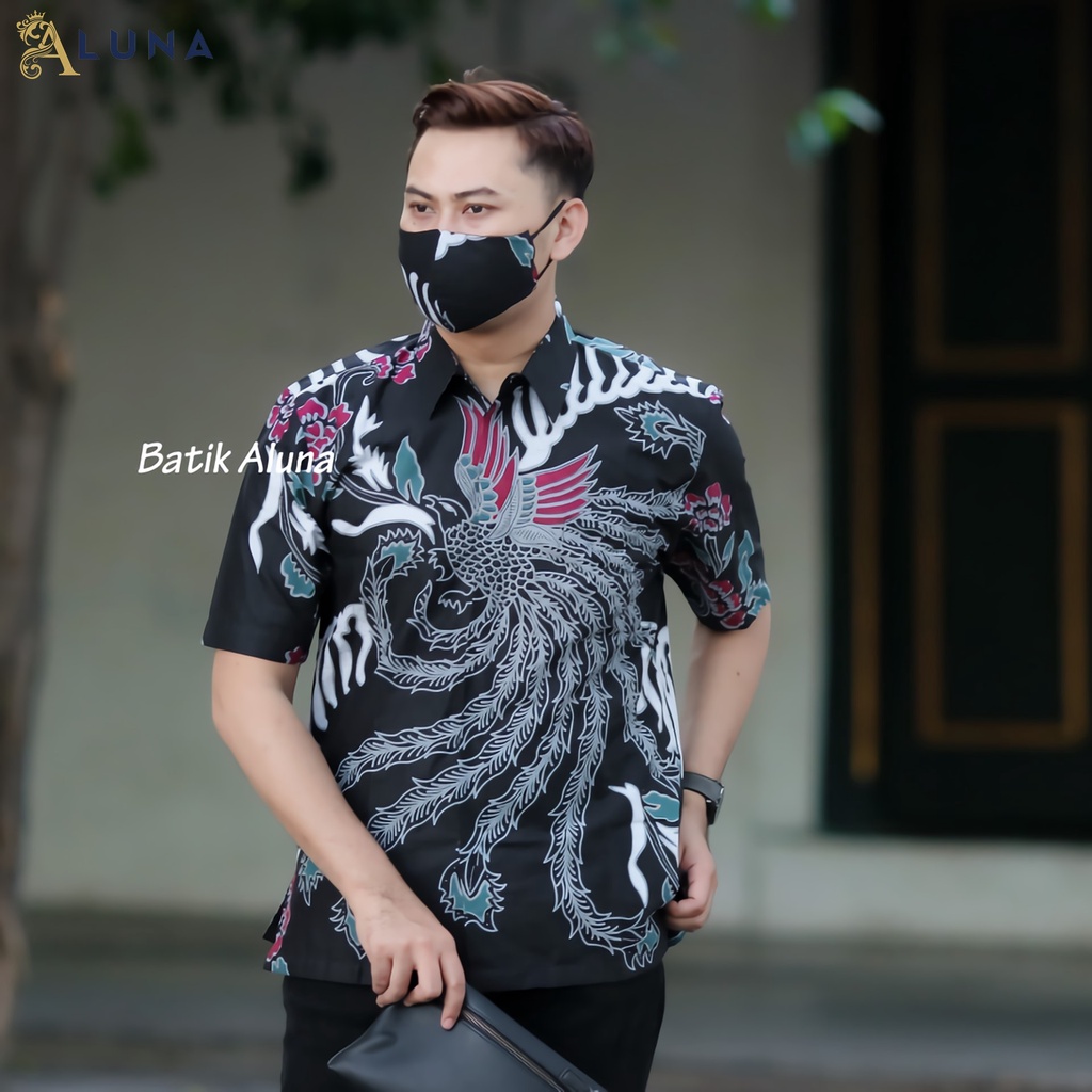 TERLARIS.!! BAJU BATIK PRIA LENGAN PENDEK KEMEJA BATIK PRIA KEREN MODERN BATIK COWOK KEKINIAN PD 023