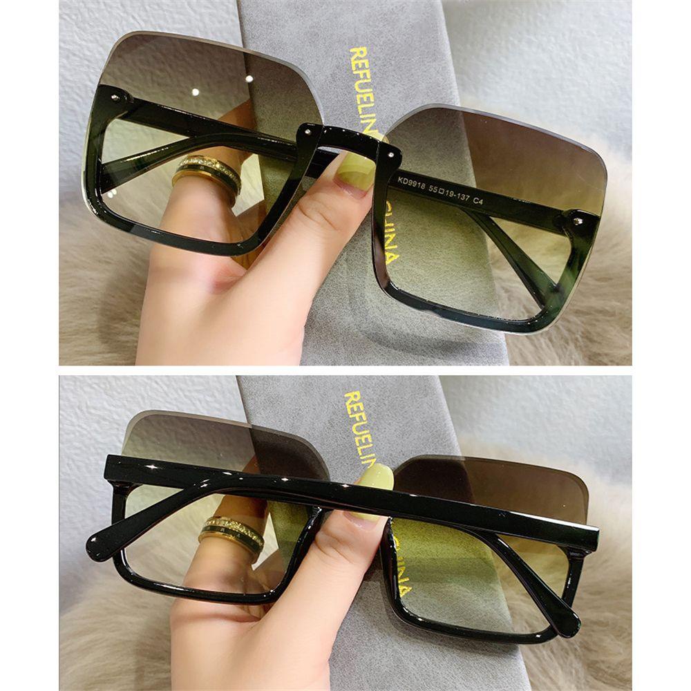 R-flower Oversized Sunglasses Kacamata Driver Klasik Vintage Frame Besar