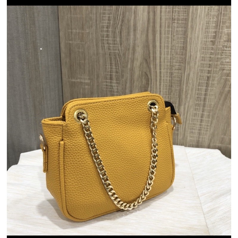 Tas Rantai Kulit Jeruk