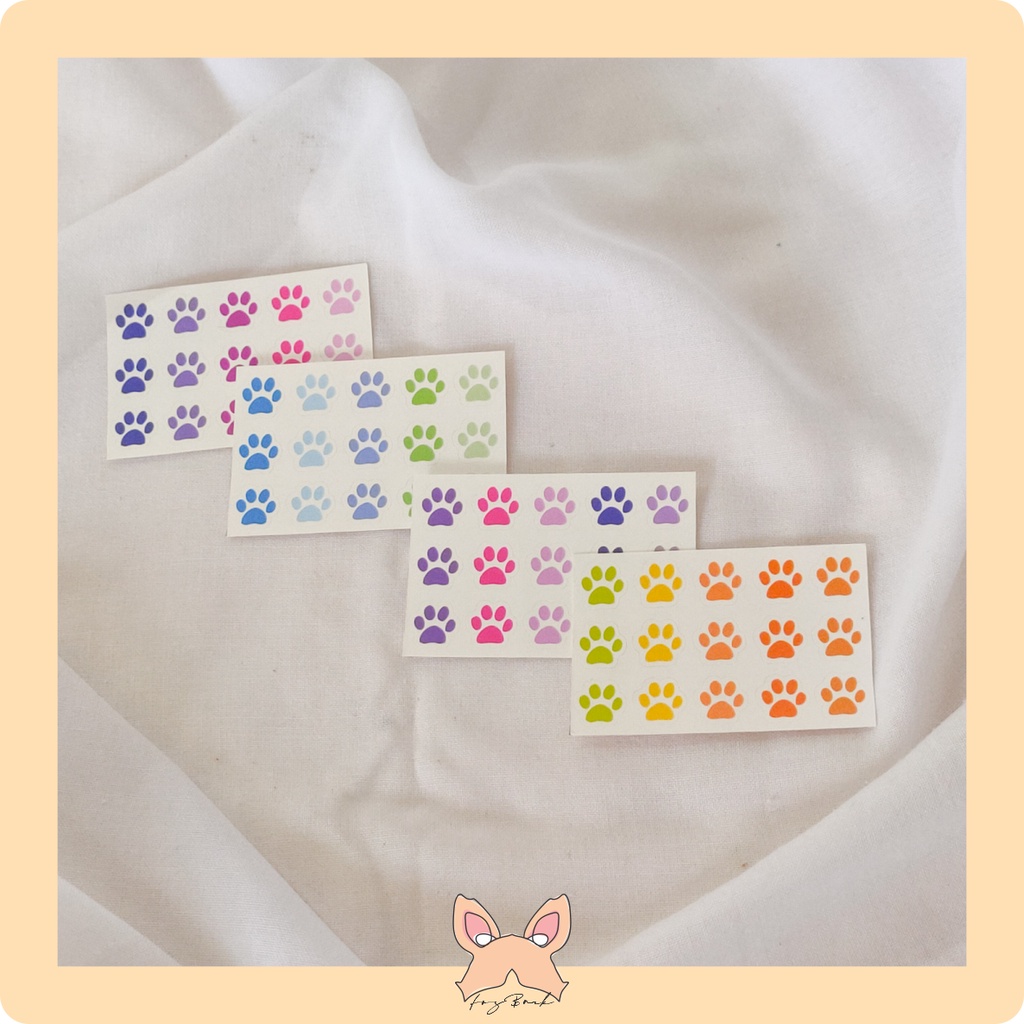 Deco Sticker Paw // Mini Deco Sticker Journal Diary Planner Photocard