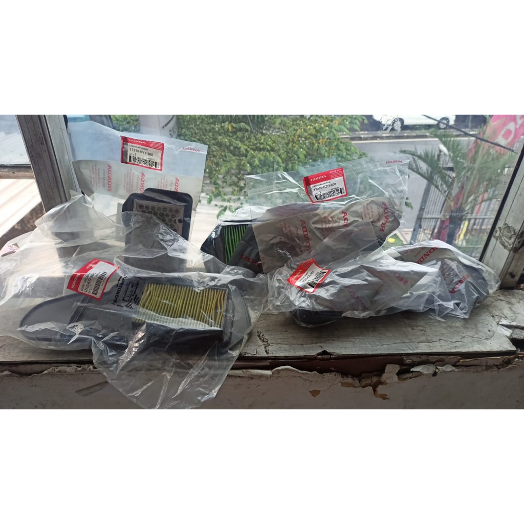 ELEMENT AIR FILTER SARINGAN UDARA HONDA BEAT VARIO SCOOPY ADV PCX SPACY GENIO BEAT ORIGINAL ASLI AHM