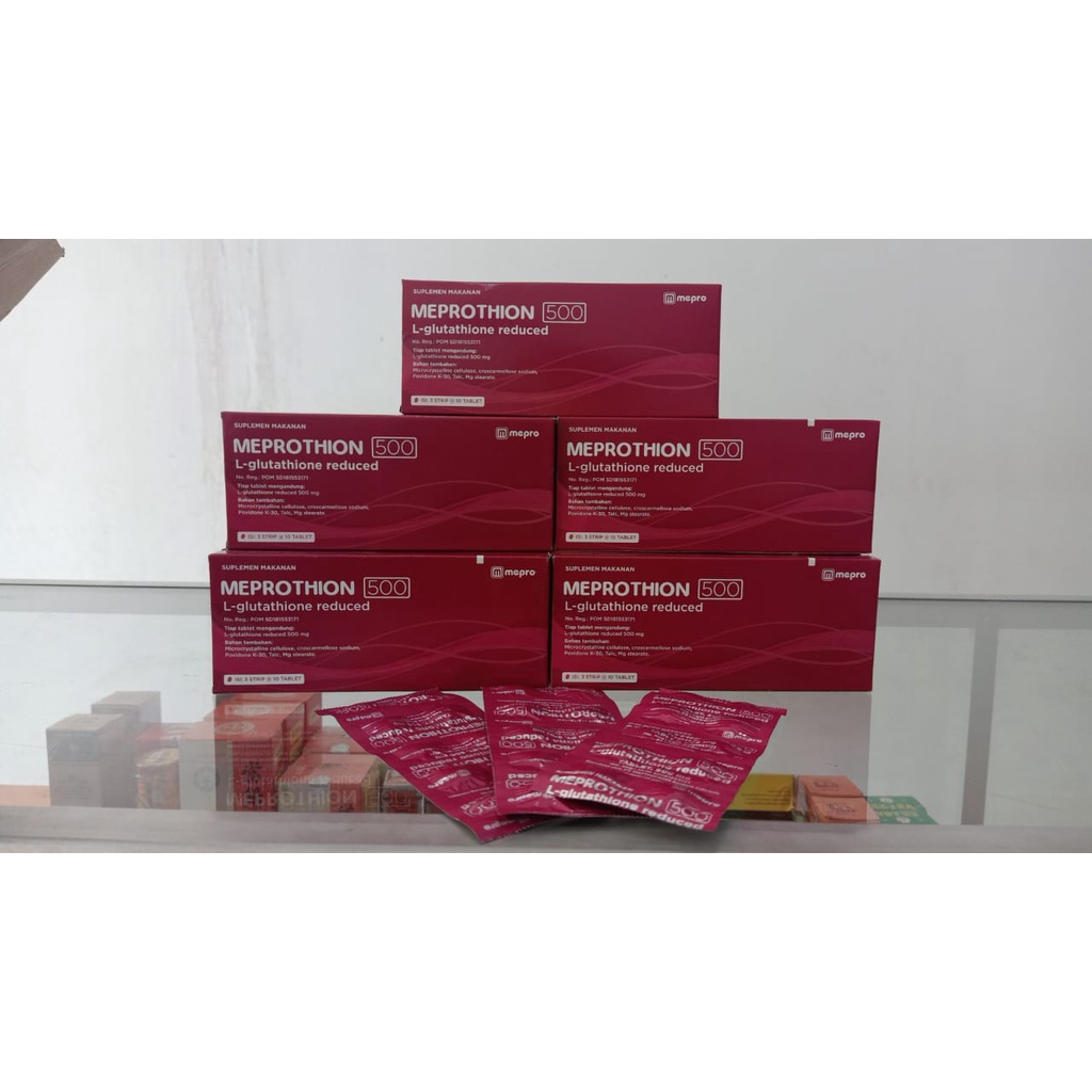 MEPROTHION 500 MG ORI PER STRIP ISI 10 TABLET