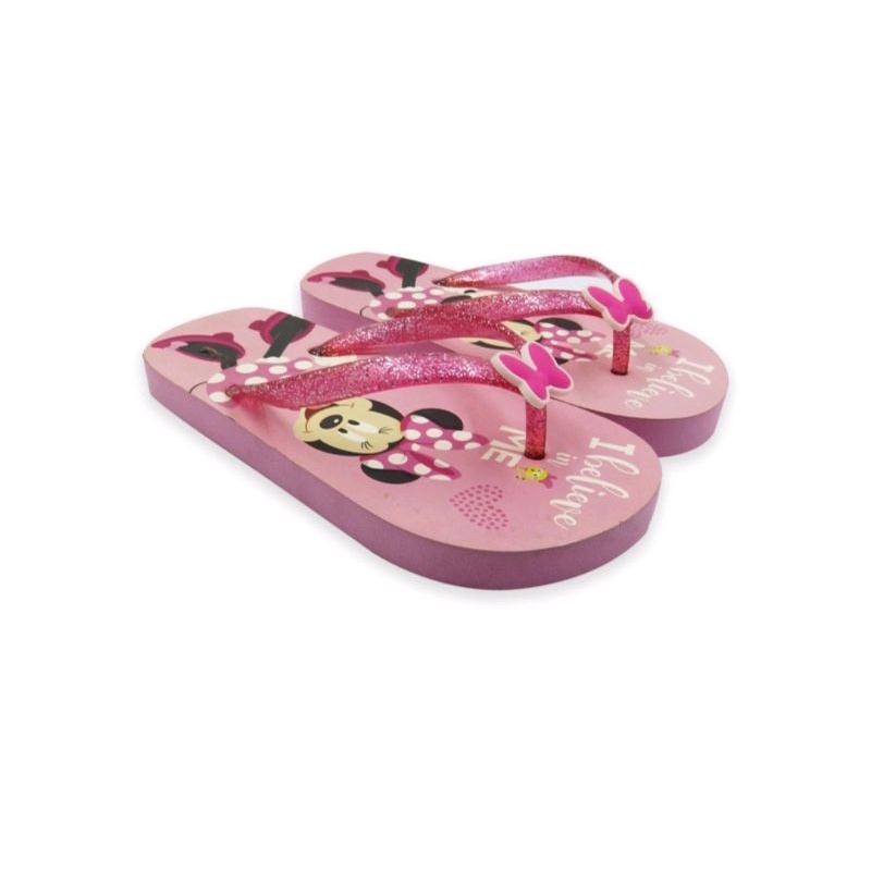 Sandal Jepit Karet Anak Girls Disney Perempuan Minnie Mouse balmoral kids cewek cewe