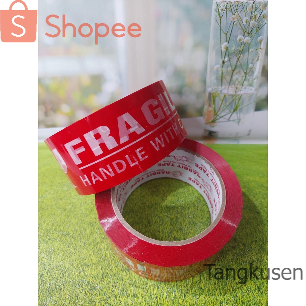 

RABBIT LAKBAN FRAGILE 2 INCH 100YARDX45MM (91.44meter) - Tangkusen