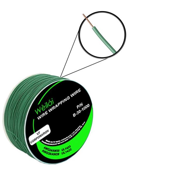 Weilai B-30-1000 Kawat Jumper Wire Wrapping Wire Wrapping Kawat Jumper Kabel PCB Breadboard Wrapping
