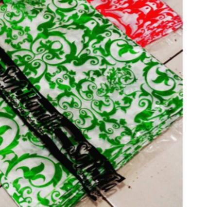 

♠ 50lembar SOFTHANDLE BATIK 35x38CM kantong plastik tenteng belanja baju tas souvenir motif gambar ♗