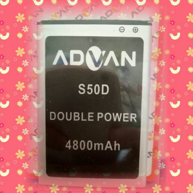 Baterai double power advan S50D/S50