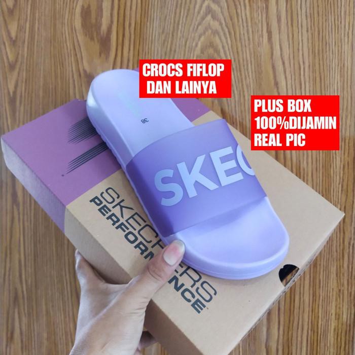 SKETCHERS SANDAL WANITA/SKECHERS ULTRA GO WOMEN - HITAM