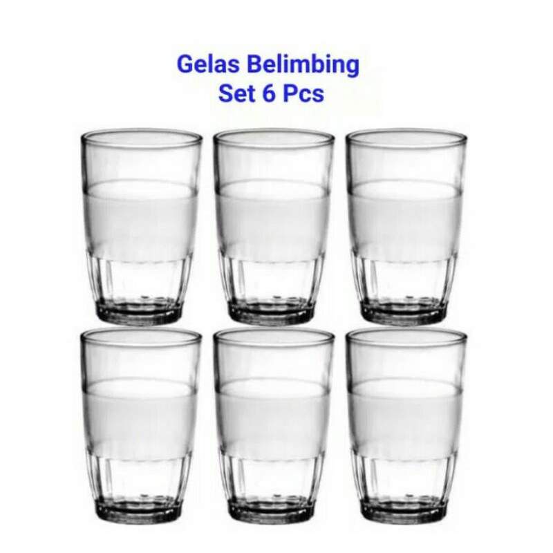 

GelasBelimbingPolos/set/6Pcs