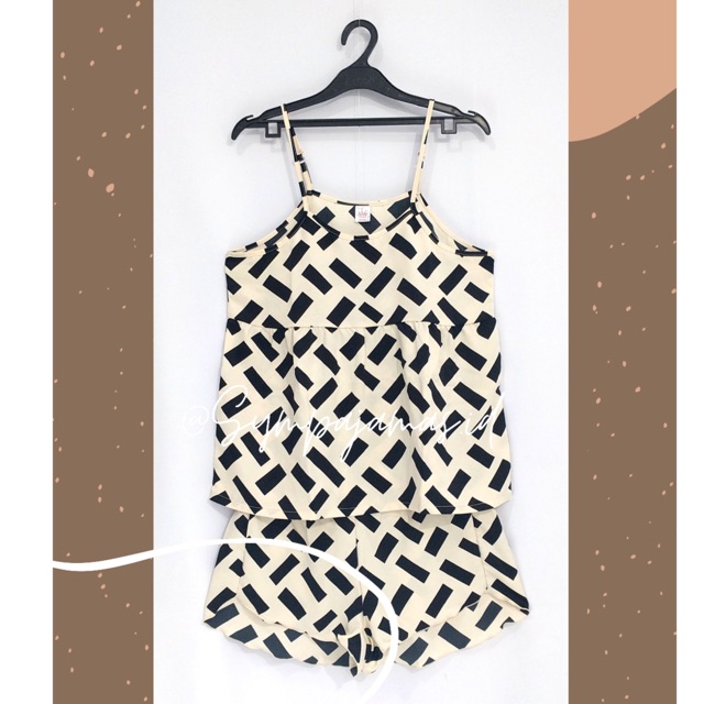 Motif - baju tidur piyama camisole maxmara