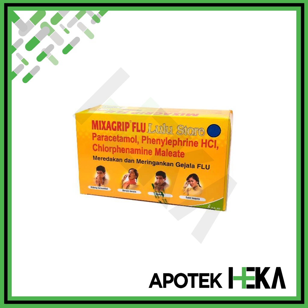 Mixagrip Kuning Flu Box isi 25x4 Tablet (SEMARANG)