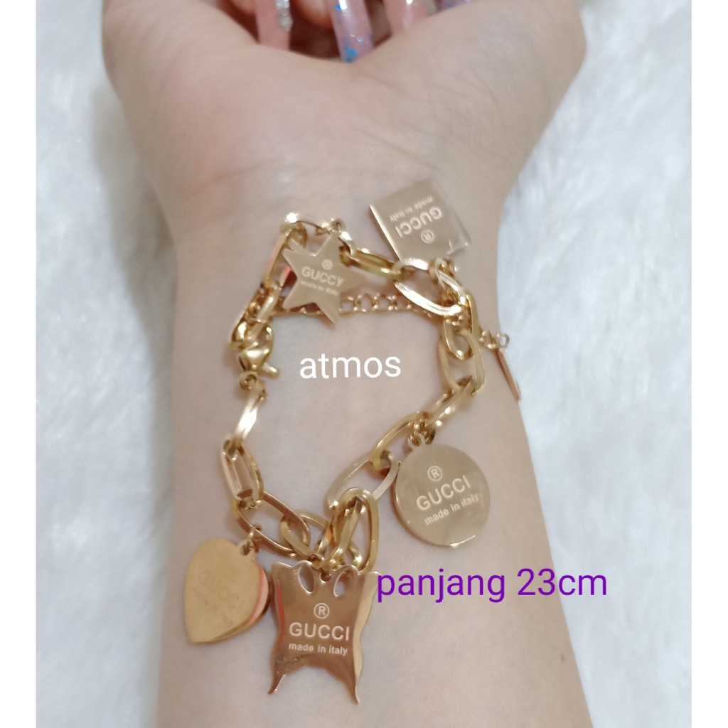 Gelang Korea Titanium Anti Luntur dan Anti Karat