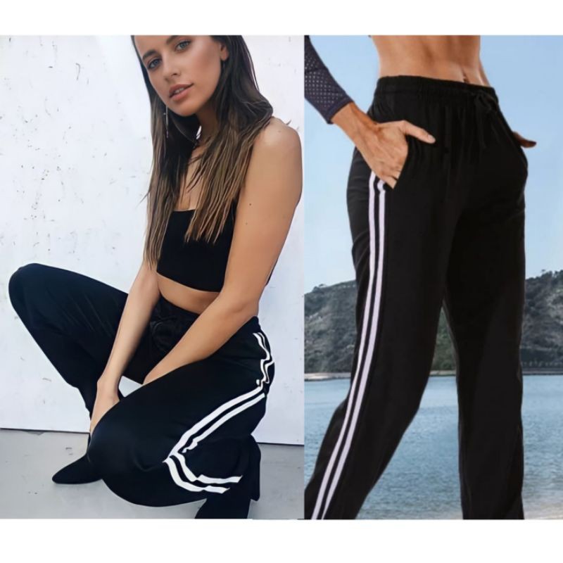 CHERYLPICK Celana jogger training stripes