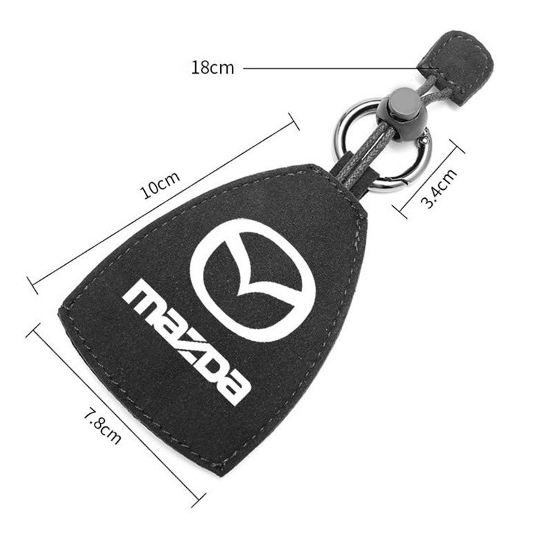 Suede Car key bag Universal fob for Mazda Car Key Case