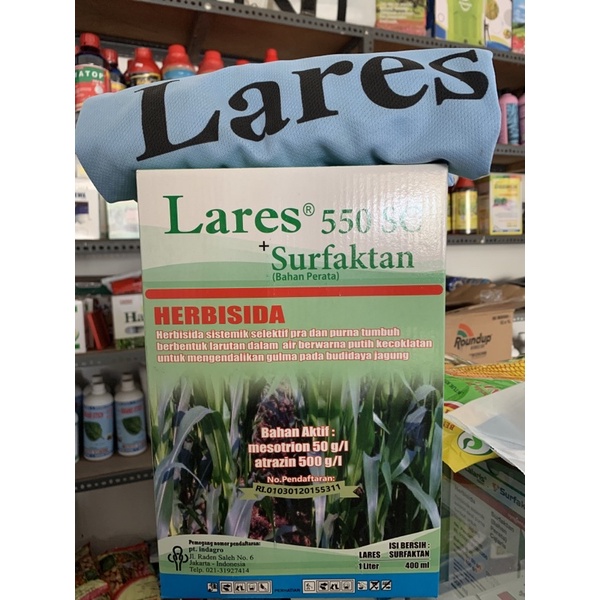 Herbisida selektif tanaman jagung LARES - 1 liter (bonus kaos) PT INDAGRO