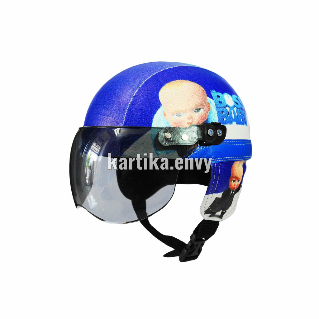 Helm Anak SUPER Balita Retro Boss Baby