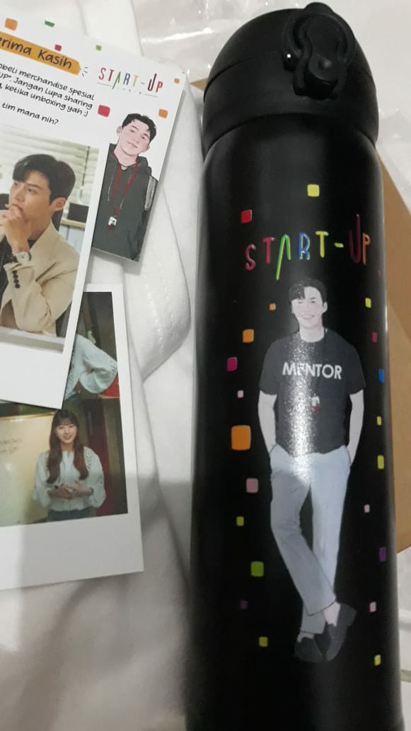 Start Up Merchandise Fan Art Tumbler Termos Dosan Jipyeong Dalmi Merch