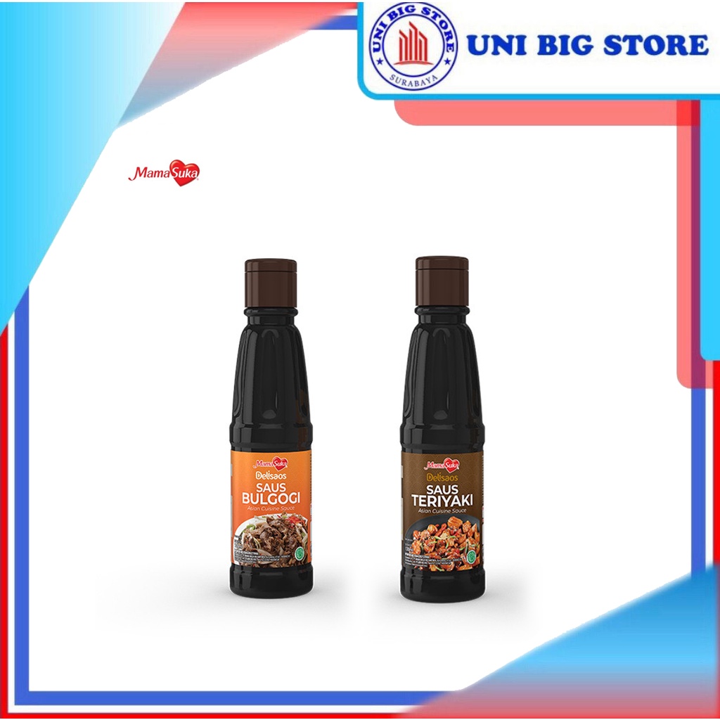 

Mamasuka Mama Suka Delisaos Saus Bulgogi Saos Teriyaki Sauce 130 ml Botol