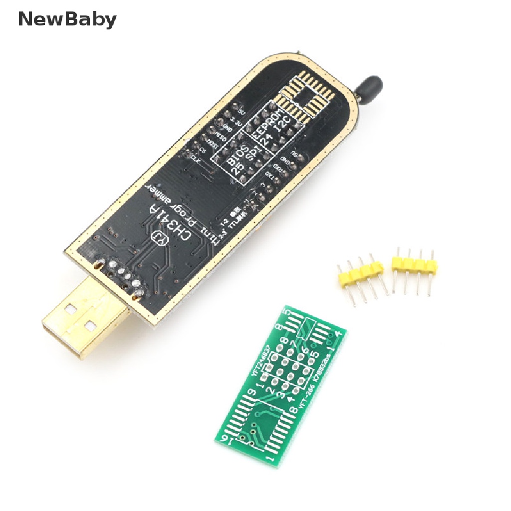 Newbaby Chip Pembakaran BIOS Writer CH341A 24 EEPROM 25 SPI Dengan Port USB