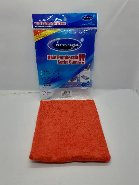 (HONAGA) Kain Pembersih Serba Guna Microfibre / Microfiber /Lap/Serbet/Lap Mobil