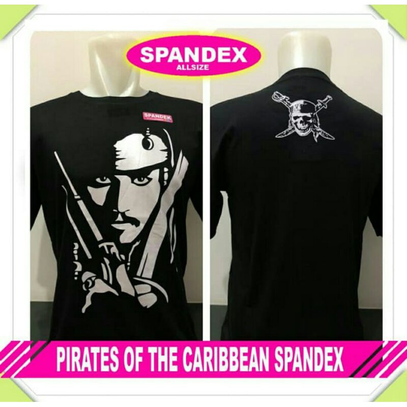 BAJU DISTRO MURAH PIRATES OF THE CARIBBEAN SPANDEX KEREN
