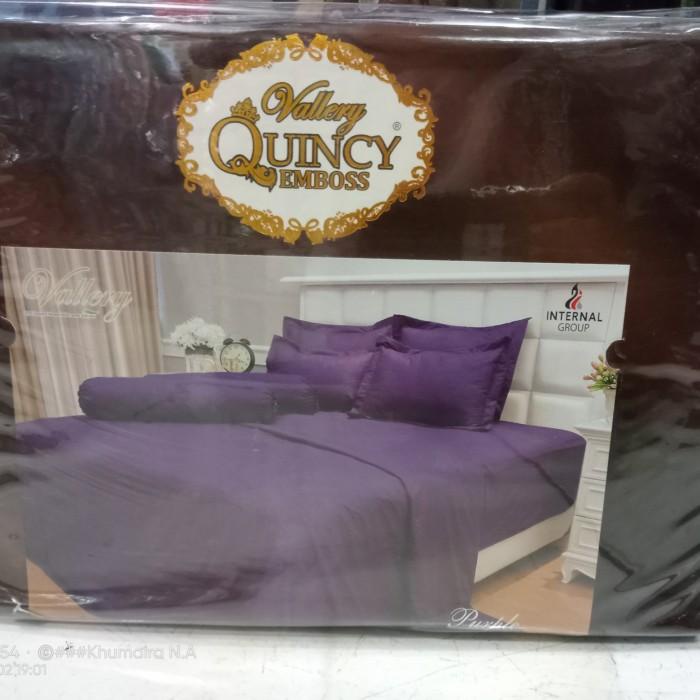 sprei valery Quincy 180 x200 t:30 sprei embos / adem dan halus
